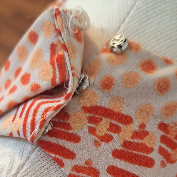 Vince camuto ruched sleeveless hi low blouse top small *C2 - Picture 5 of 7